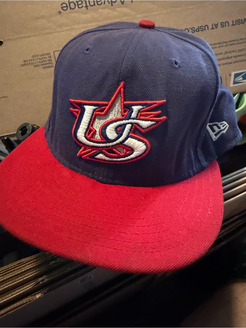 TEAM USA New Era Hat 59FIFTY 2026 WBC Navy On-Field Fitted Cap 8